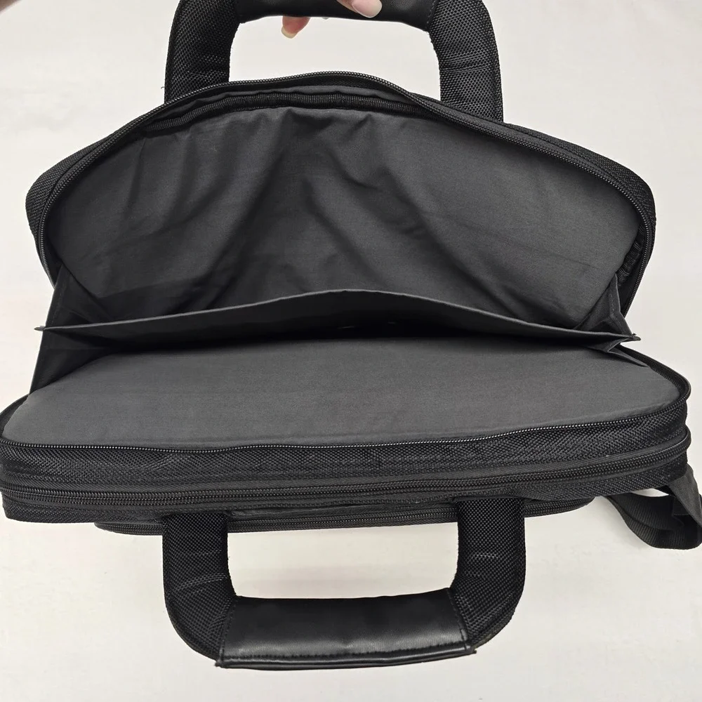 Targus Safe Port Laptop Bag Black Ballistic Nylon Briefcase Shoulder Strap Mens